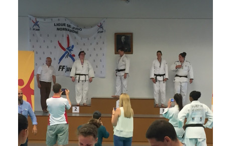 Manon Delaunay, qualifiée pour le championnat de France 1ère division de Judo